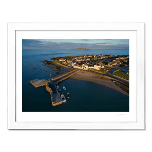 Nua Photography Print Aerial View of Evening Light at Rush Harbour