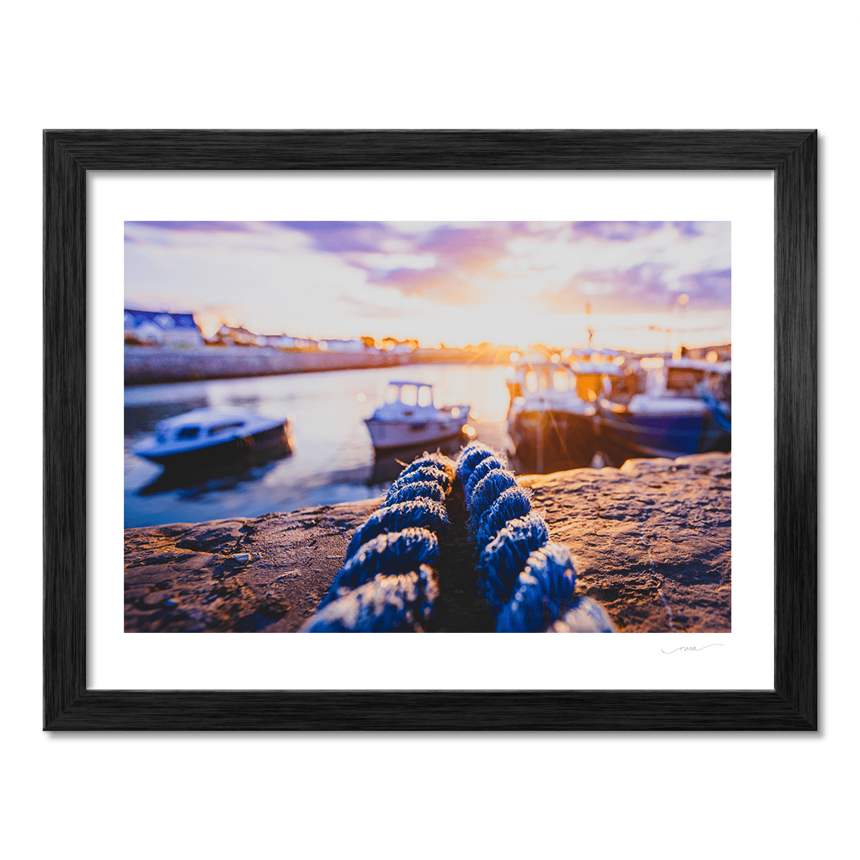 Nua Photography Print All tied up in Rush Harbour