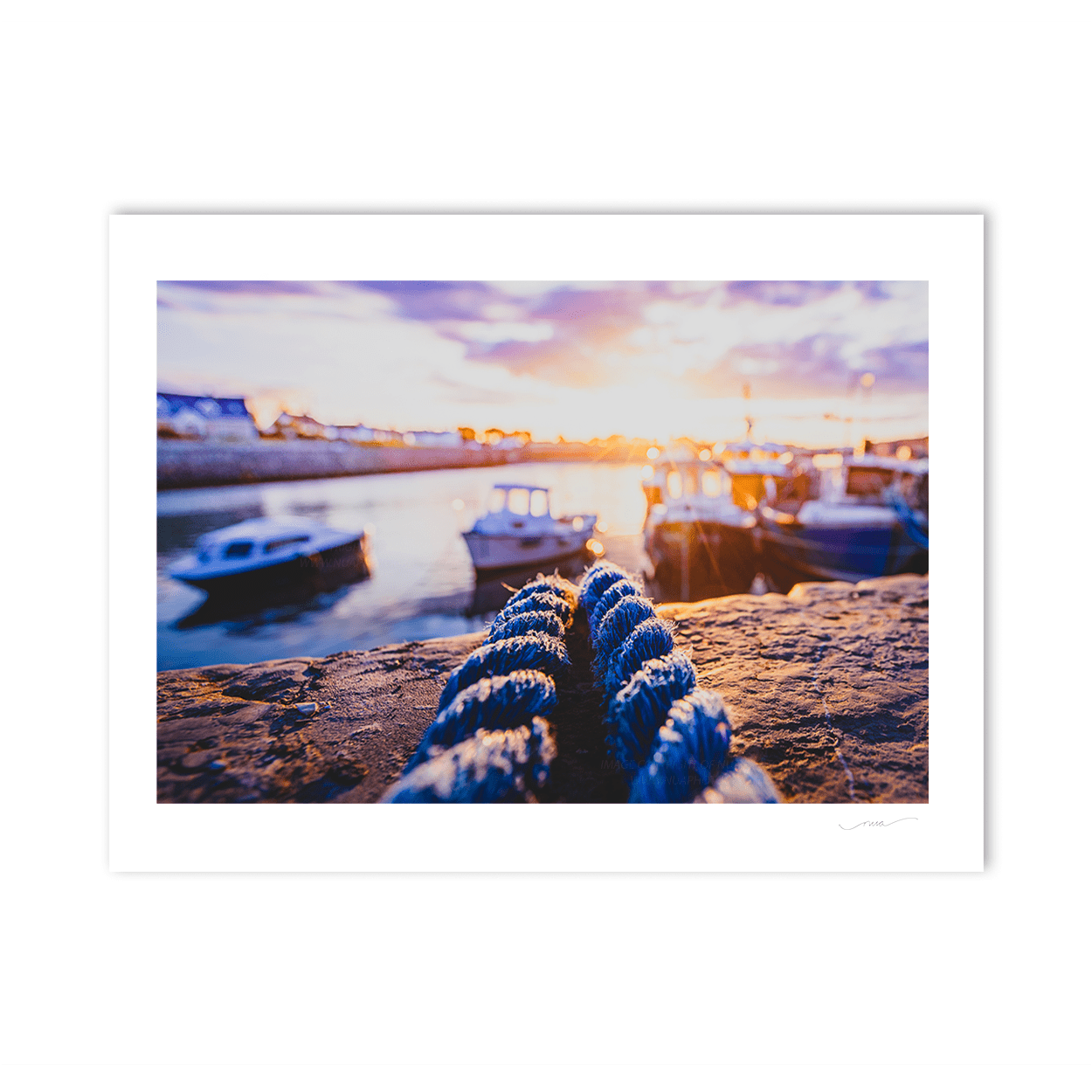 Nua Photography Print All tied up in Rush Harbour