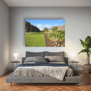 Nua Photography Print Ardgillan Castle Perenial border