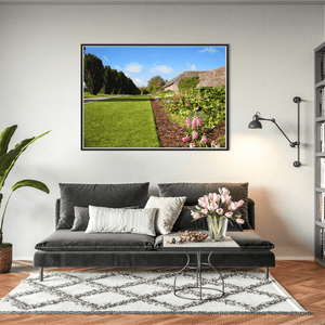 Nua Photography Print Ardgillan Castle Perenial border