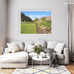 Nua Photography Print Ardgillan Castle Perenial border