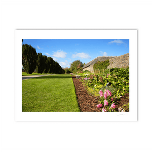 Nua Photography Print Ardgillan Castle Perenial border