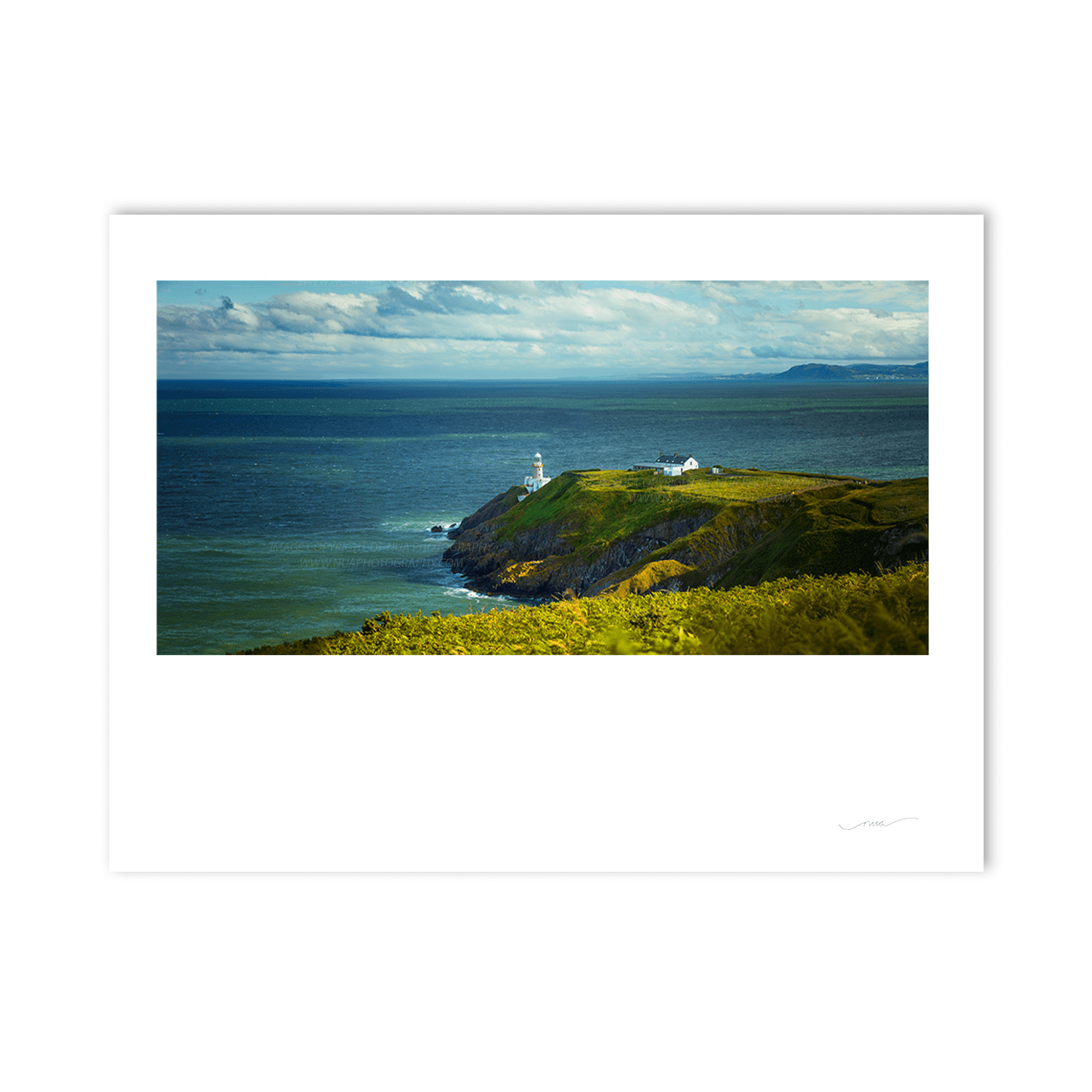 Nua Photography Print Baily Light House & Dublin Bay Pano