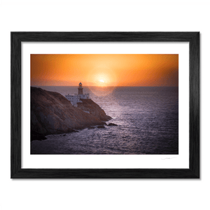 Nua Photography Print Baily Lighthouse at Sunrise