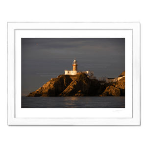 Nua Photography Print Baily Lighthouse Sunrise from boat
