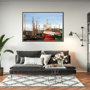 Nua Photography Print Balbriggan Harbour boats