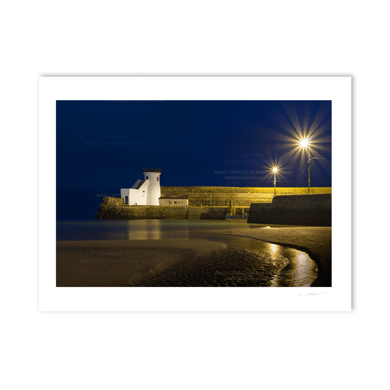 Nua Photography Print Balbriggan Harbour Lights