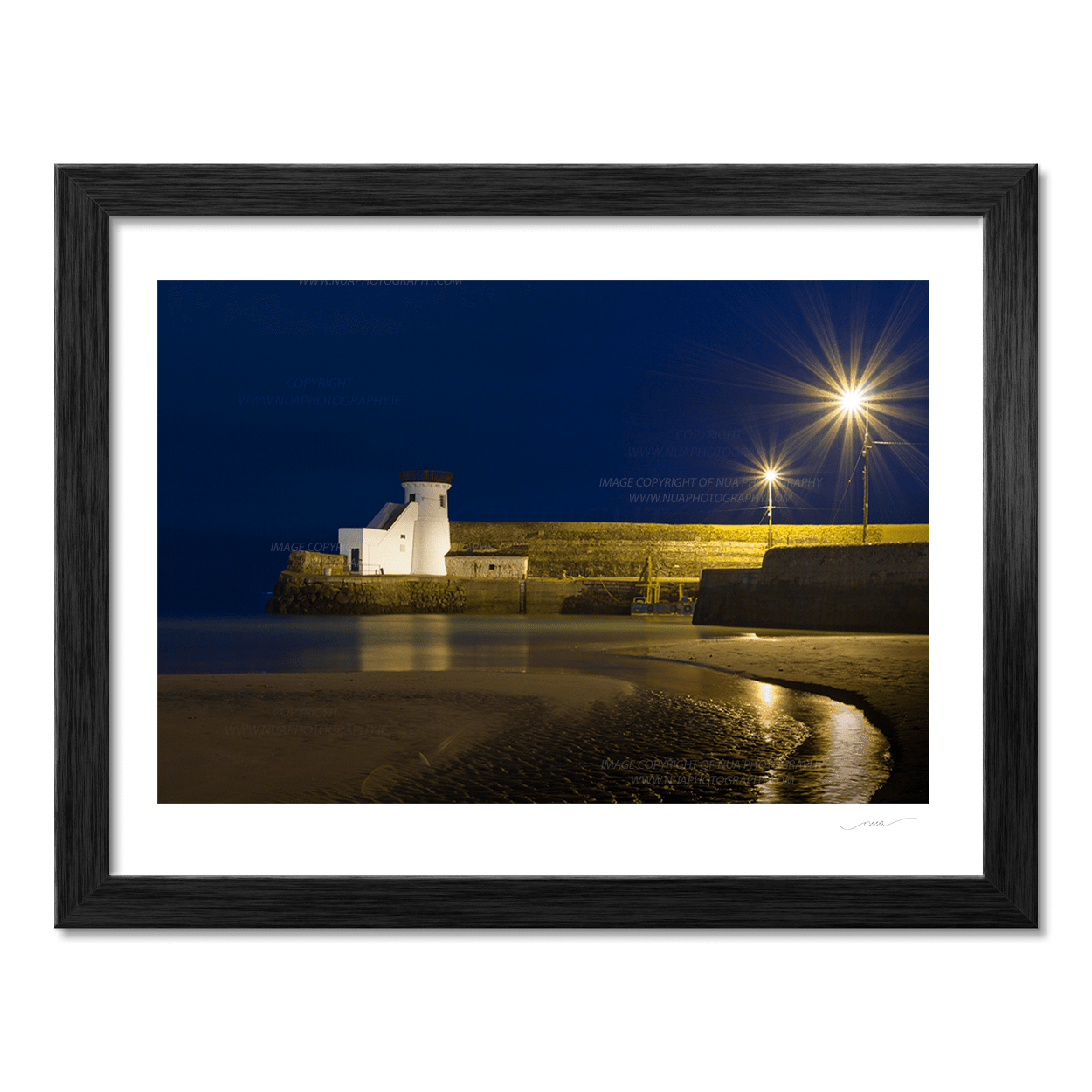 Nua Photography Print Balbriggan Harbour Lights