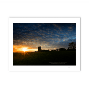 Nua Photography Print Baldungan Castle & Church Sunset 57