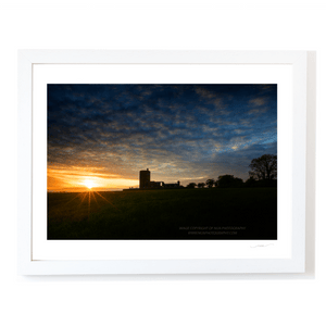 Nua Photography Print Baldungan Castle & Church Sunset 57