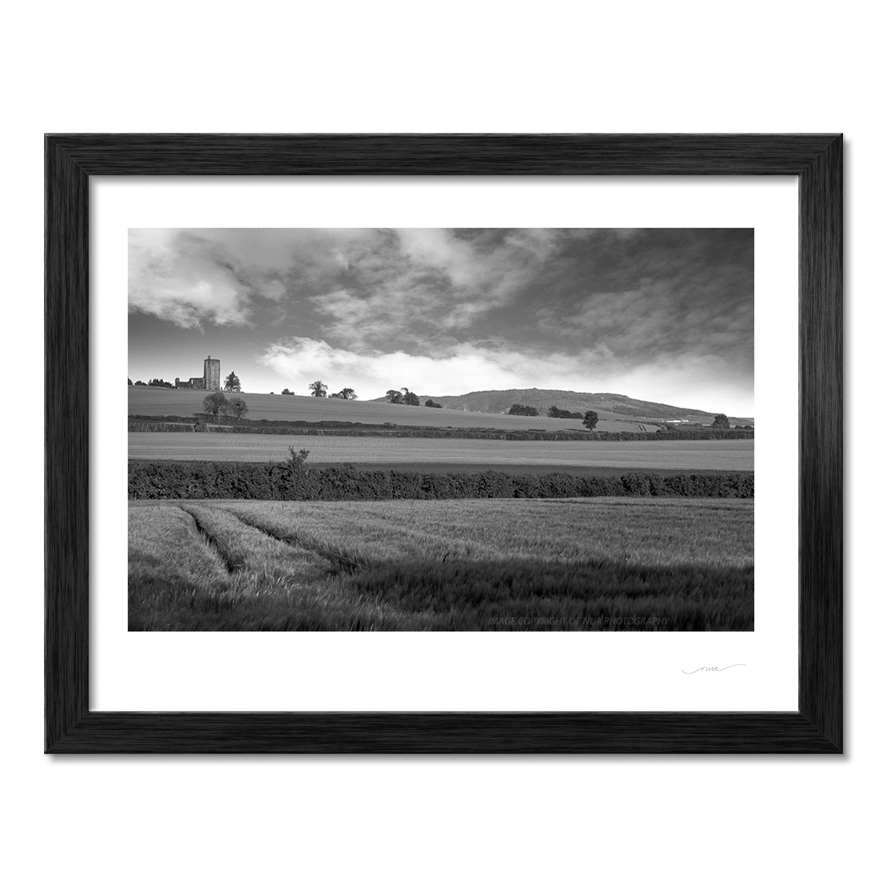 Nua Photography Print Baldungan Church black and white 30