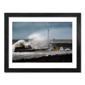 Nua Photography Print Big Wave hitting Rush Harbour