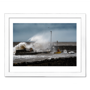 Nua Photography Print Big Wave hitting Rush Harbour