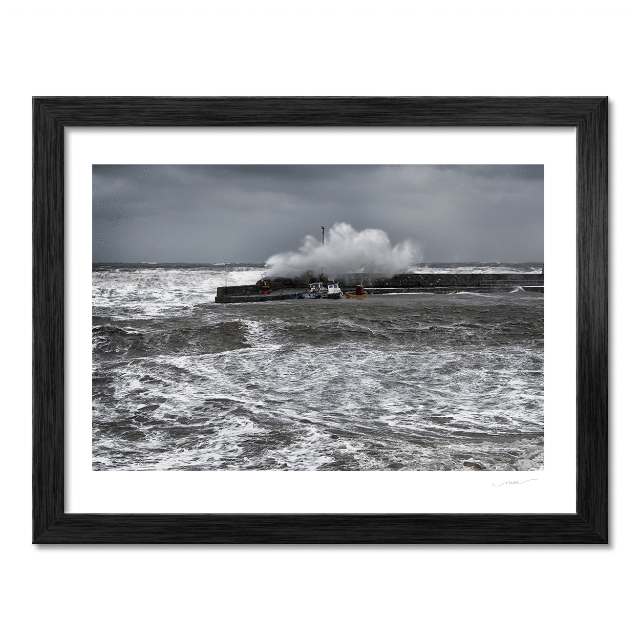 Nua Photography Print Big Wave Storm Emma Rush Harbour 24