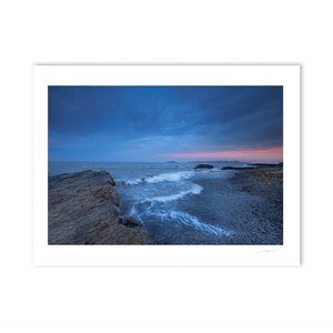 Nua Photography Print Blue Hour at High Rock Portmarnock