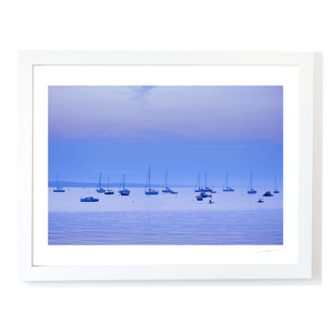 Nua Photography Print Blue light Skerries harbour 38