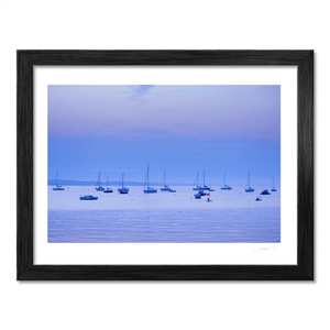 Nua Photography Print Blue light Skerries harbour 38