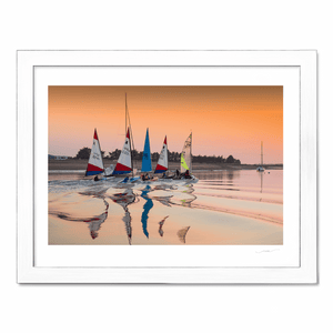 Nua Photography Print Boat Reflections on Rogerstown estuary 95