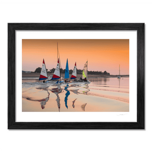 Nua Photography Print Boat Reflections on Rogerstown estuary 95