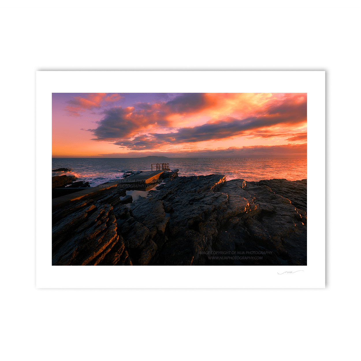 Nua Photography Print Breaking Light at High Rock 3354