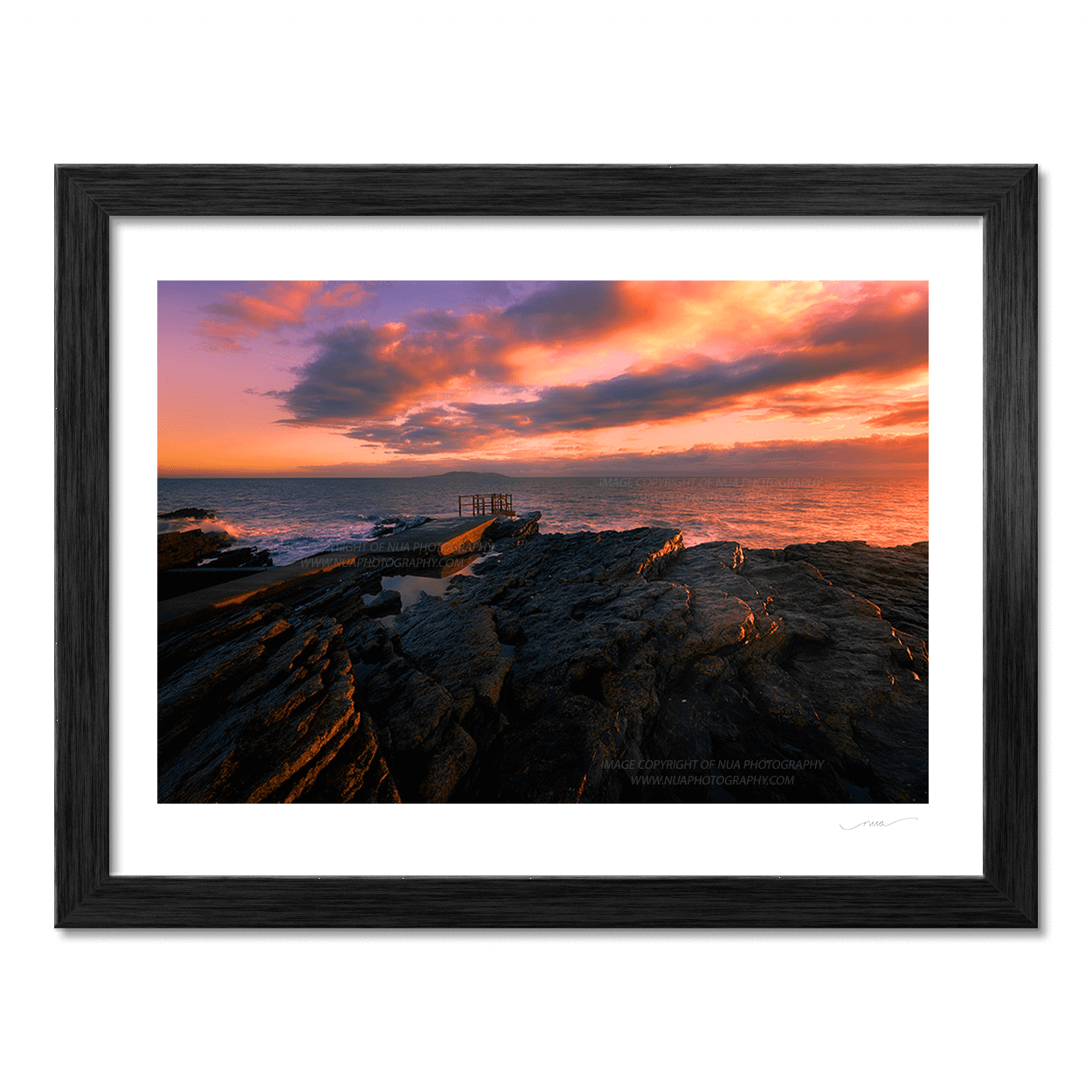 Nua Photography Print Breaking Light at High Rock 3354