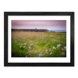 Nua Photography Print Breezy evening on the Cliffs to Drumanagh