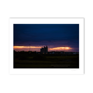 Nua Photography Print Bremore castle at sunset