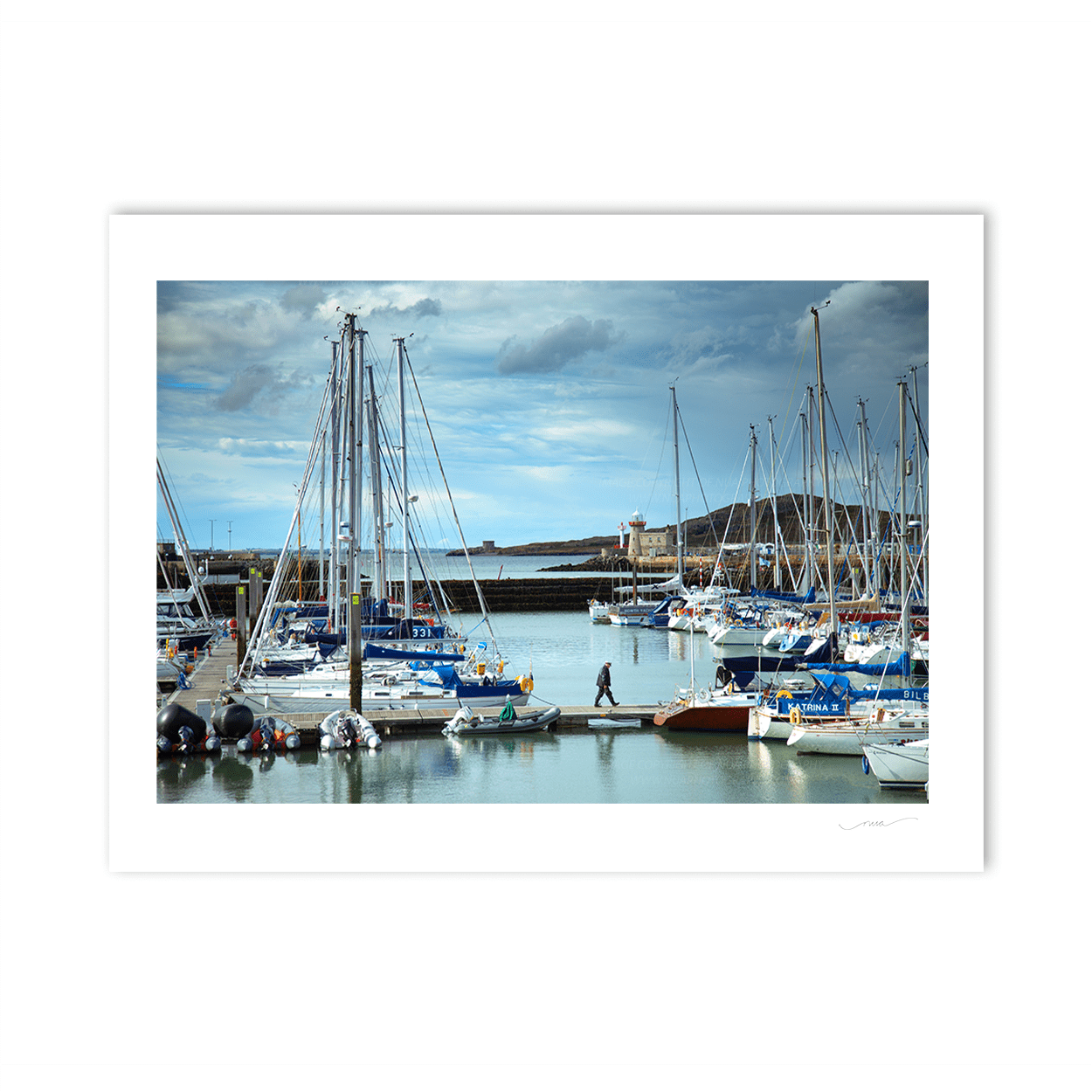 Nua Photography Print Captain Howth harbour