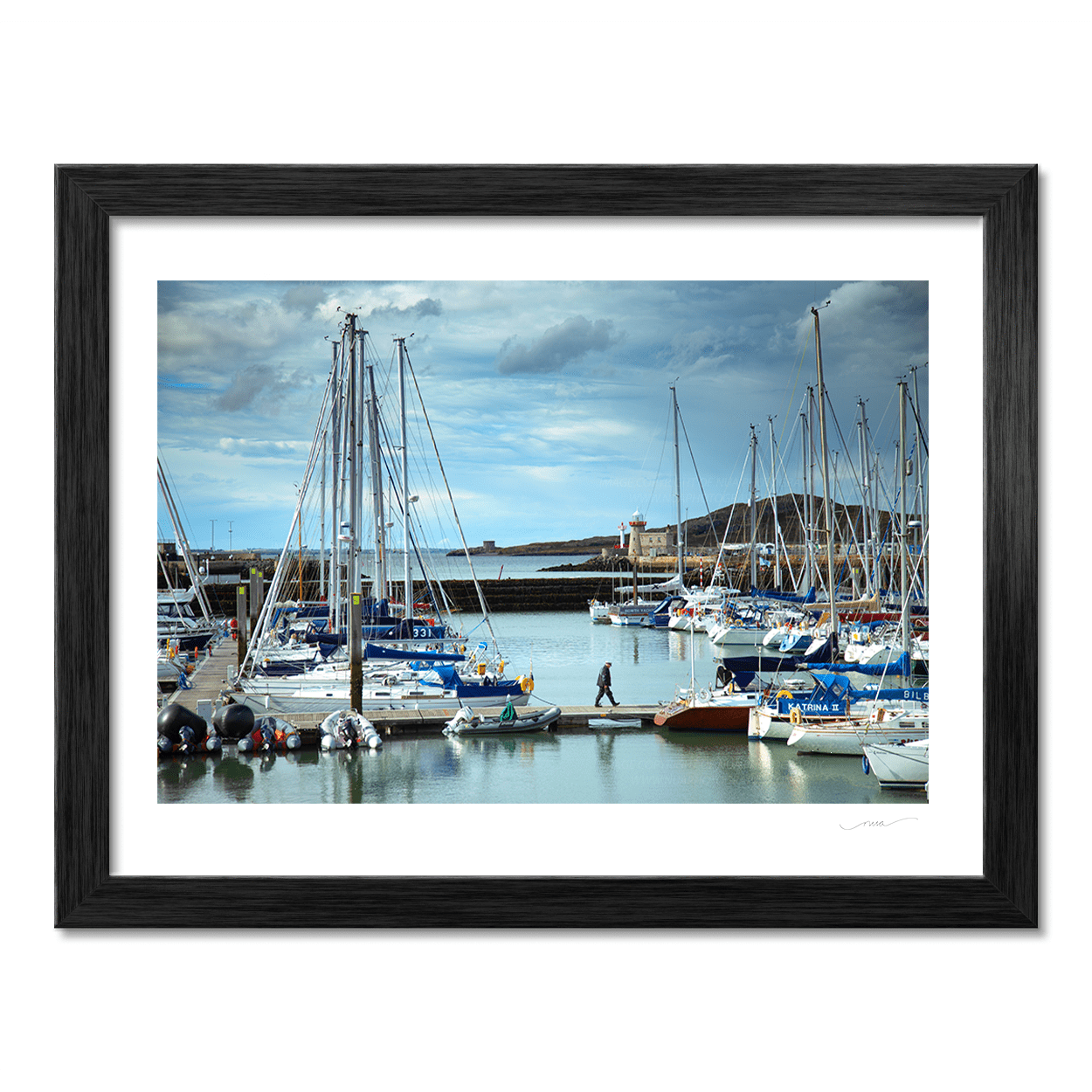 Nua Photography Print Captain Howth harbour