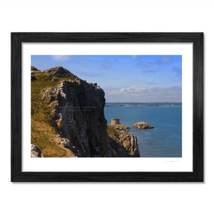 Nua Photography Print Cliff and Martello Tower Irelands Eye