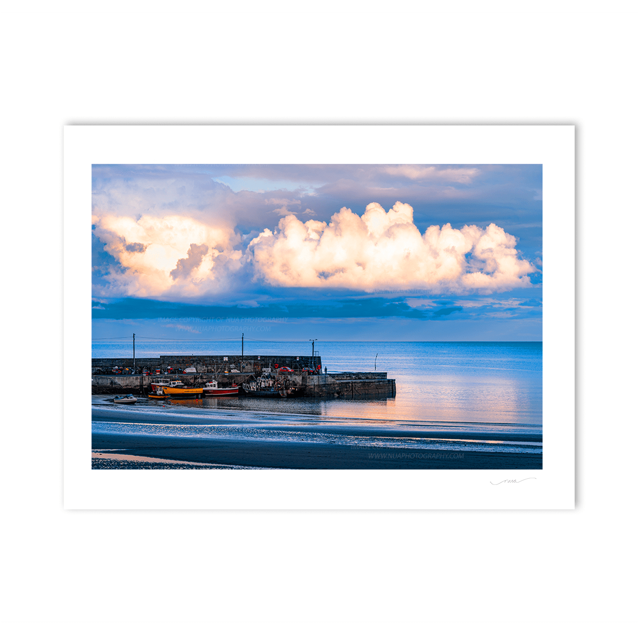Nua Photography Print Clouds over Loughshinny