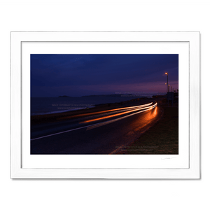 Nua Photography Print Coast Road Portmarnock at Night