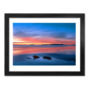 Nua Photography Print Dawn light on Velvet Strand  in Portmarnock