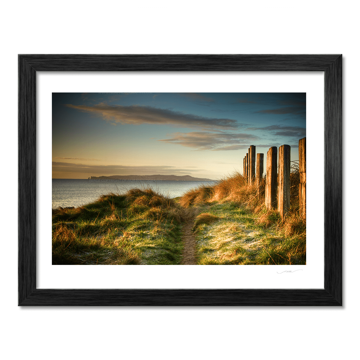 Nua Photography Print Donabate Cliff walk path
