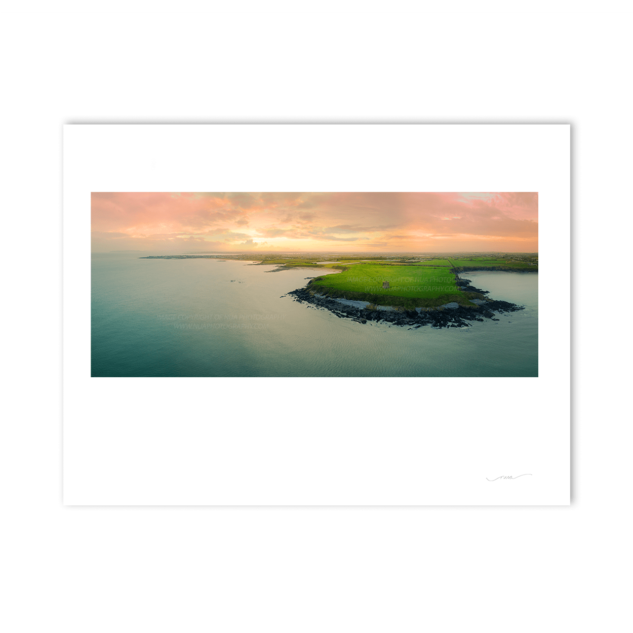 Nua Photography Print Drumanagh Martello tower and Rush 5