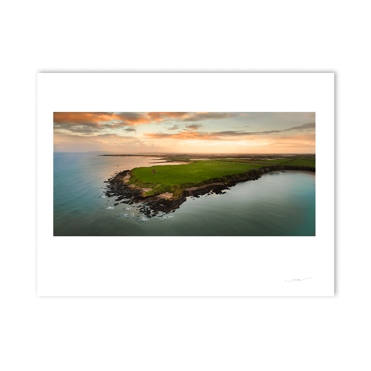 Nua Photography Print Drumanagh towards Rush 7