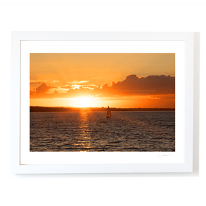 Nua Photography Print Evening light sailing by in Skerries