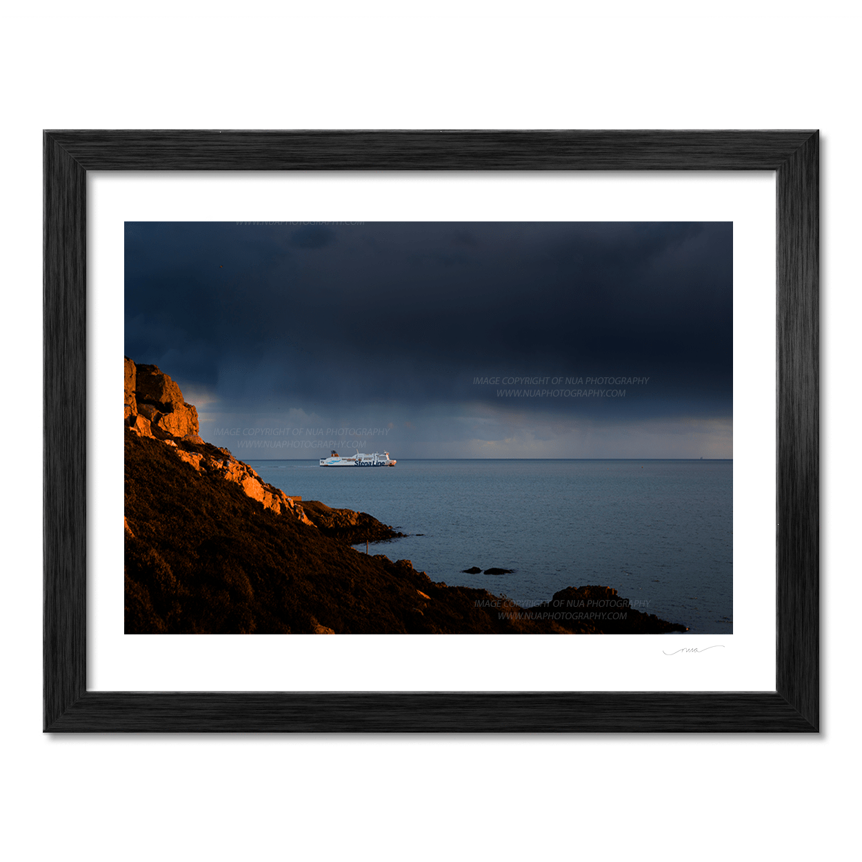 Nua Photography Print Ferry in Dublin Bay