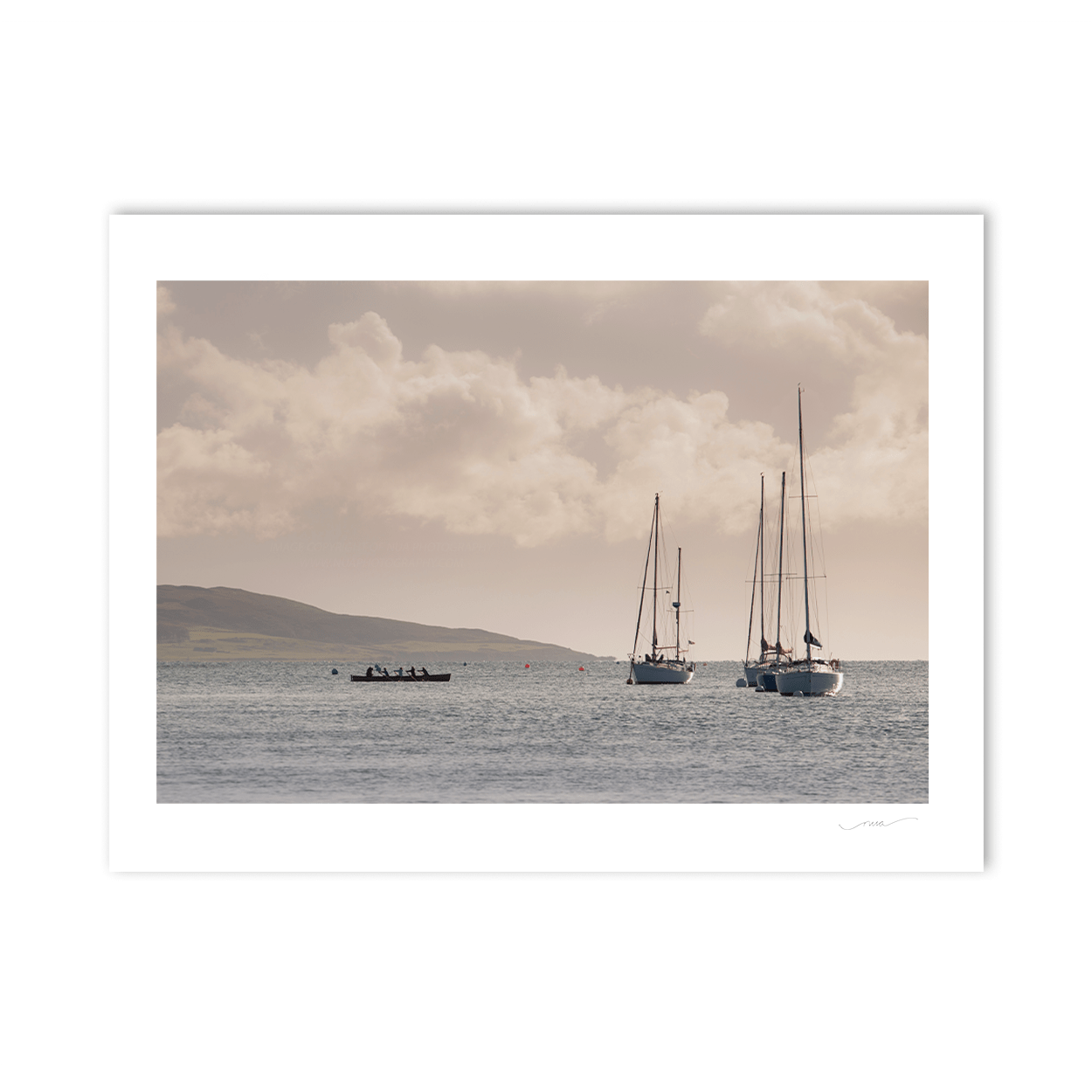Nua Photography Print Fingal Rowers Training Rogerstown