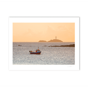 Nua Photography Print Fishing boats at Sunrise Skerries Dublin