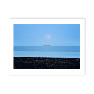 Nua Photography Print Full moon rising over Rock-a-Bill