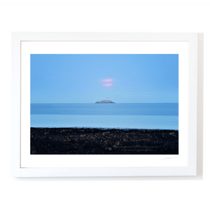 Nua Photography Print Full moon rising over Rock-a-Bill