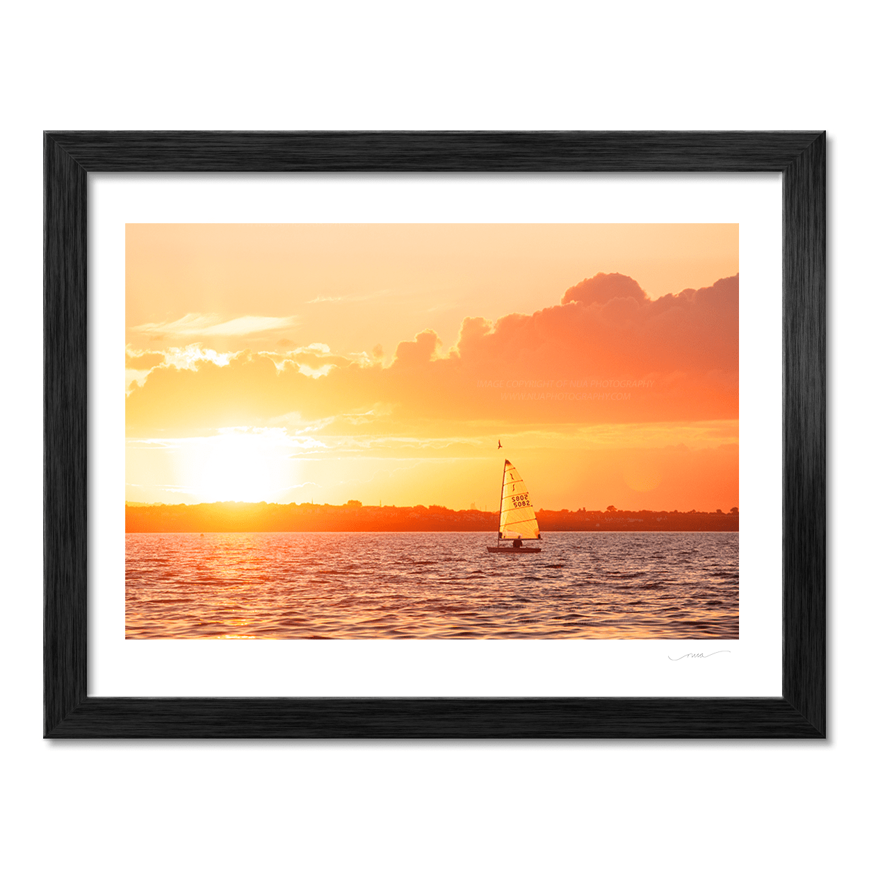 Nua Photography Print Golden Sunset Skerries