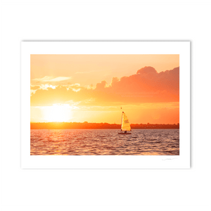 Nua Photography Print Golden Sunset Skerries