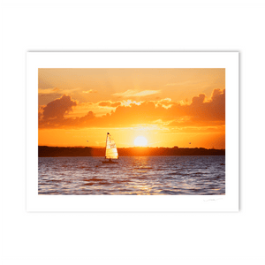 Nua Photography Print Heading back to Harbour Sunset Skerries
