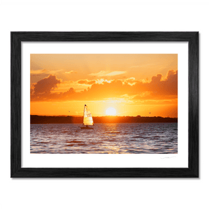 Nua Photography Print Heading back to Harbour Sunset Skerries
