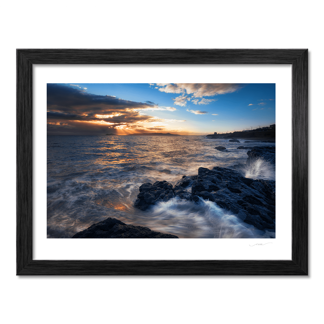 Nua Photography Print High Rock with Howth in the Distance 8879