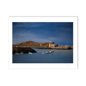 Howth harbour and irelands eye