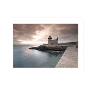Nua Photography Print Howth harbour lighthouse granite